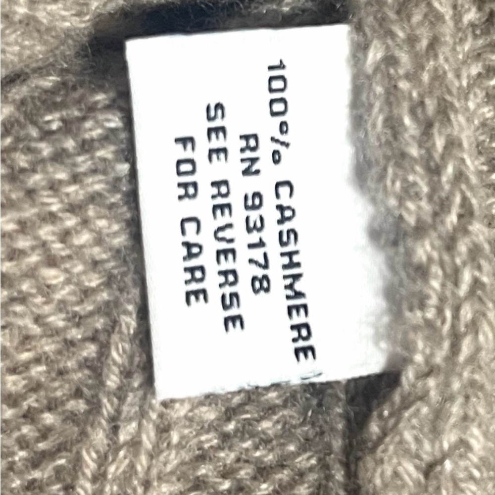 The Cashmere Project 100% Cashmere Ribbed Turtleneck Sweater – Size Small - Picture 5 of 6